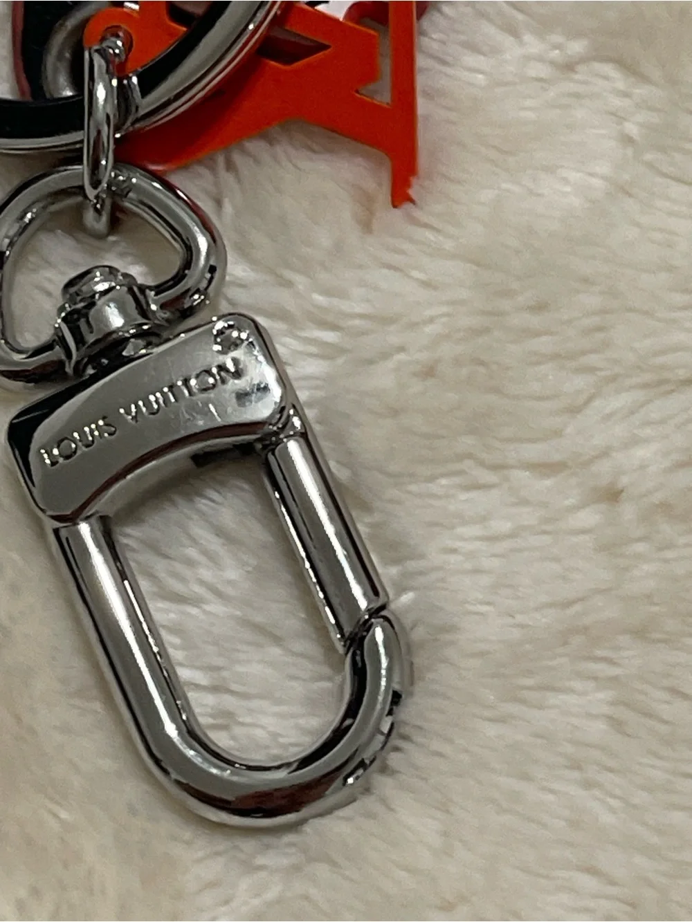 Louis Vuitton Multicolor Cartoon Dog Key Holder
